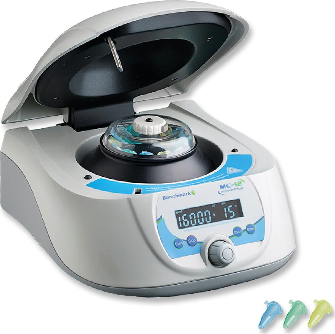 Benchmark Scientific MC-12™ High Speed Microcentrifuge with 12 place rotor, 115v